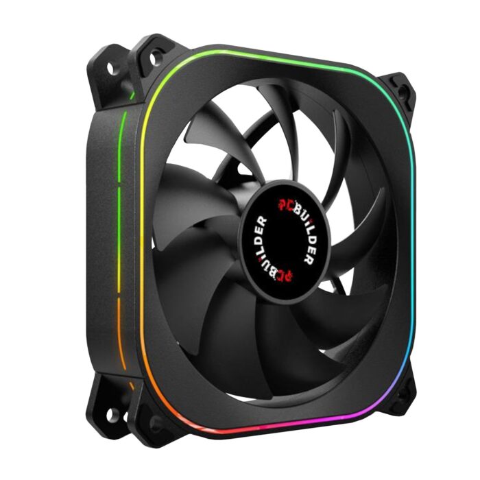 PCBuilder TORNADO CHILL 120mm ARGB Fan - Black - Image 2