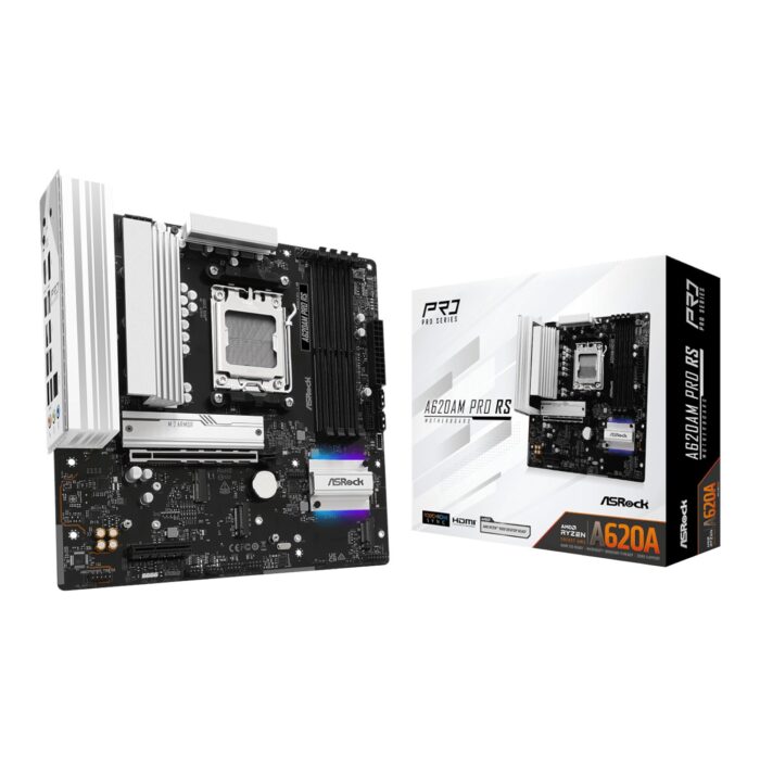 ASRock A620AM Pro RS AM5 M-ATX Motherboard - Image 2