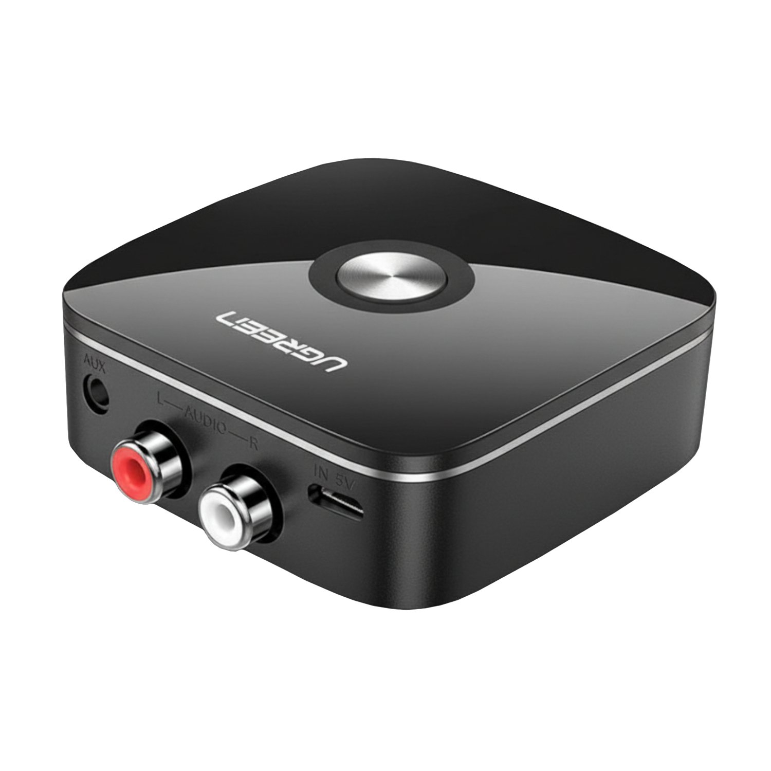 101120256911de6f1a938.jpeg UGreen CM106 Bluetooth 5.0 Receiver RCA Adapter - Black - Image 1