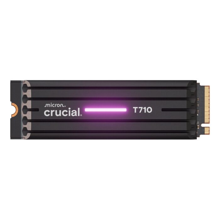 Crucial T710 4TB M.2 NVMe Gen5 NAND SSD with Heatsink - Image 2