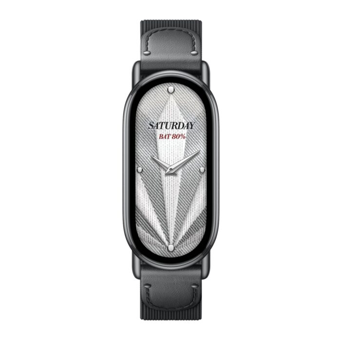 Xiaomi Smart Band 10 Knitted Silk Strap - Ebony Black - Image 2