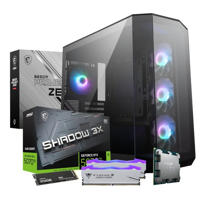 PCBuilder Ryzen 7 9800X3D VALKYRIE Windows 11 Gaming PC - Image 2