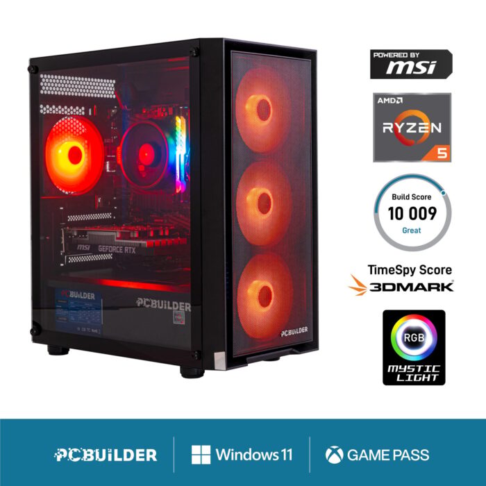 PCBuilder Ryzen 5 8400F PHANTOM Windows 11 Gaming PC - Image 2