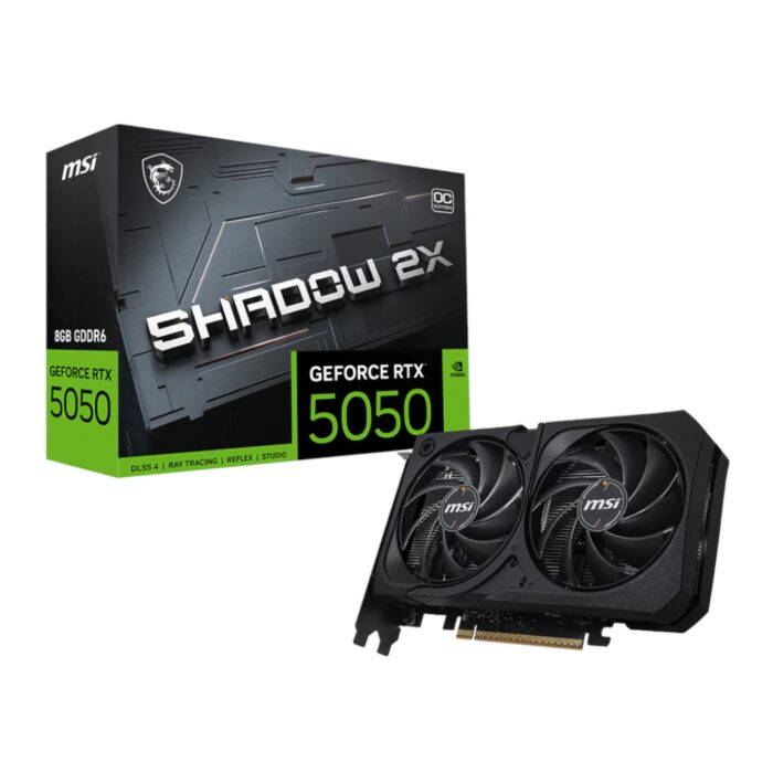 MSI Nvidia GeForce RTX 5050 Shadow 2X OC 8GB Graphics Card - Image 2