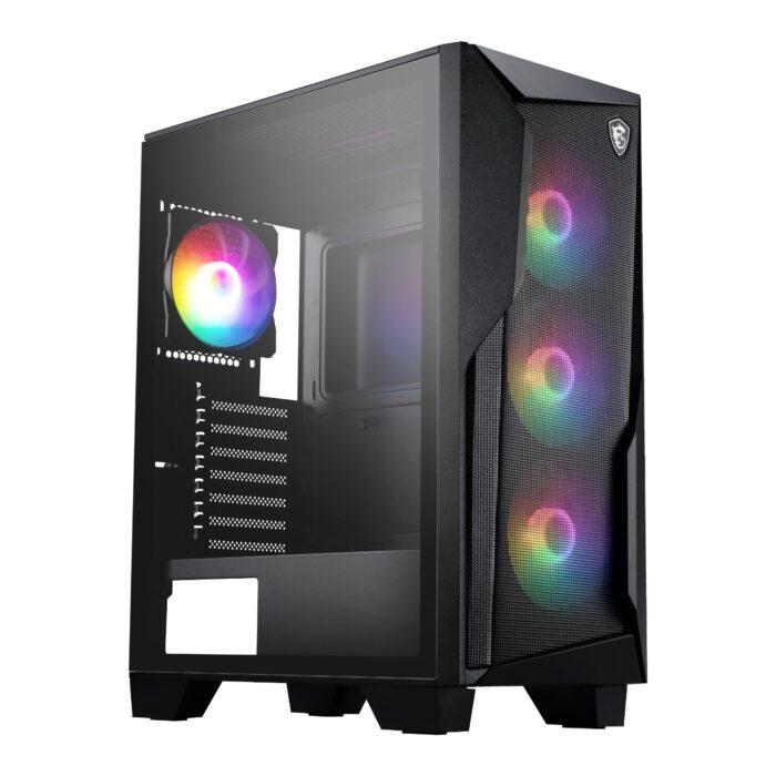 MSI MAG FORGE 130A Airflow ATX Gaming Chassis - Black - Image 2