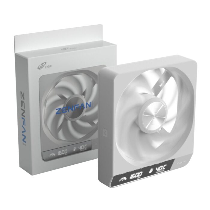 FSP ZENFAN 120mm PWM Smart Fan - White - Image 2