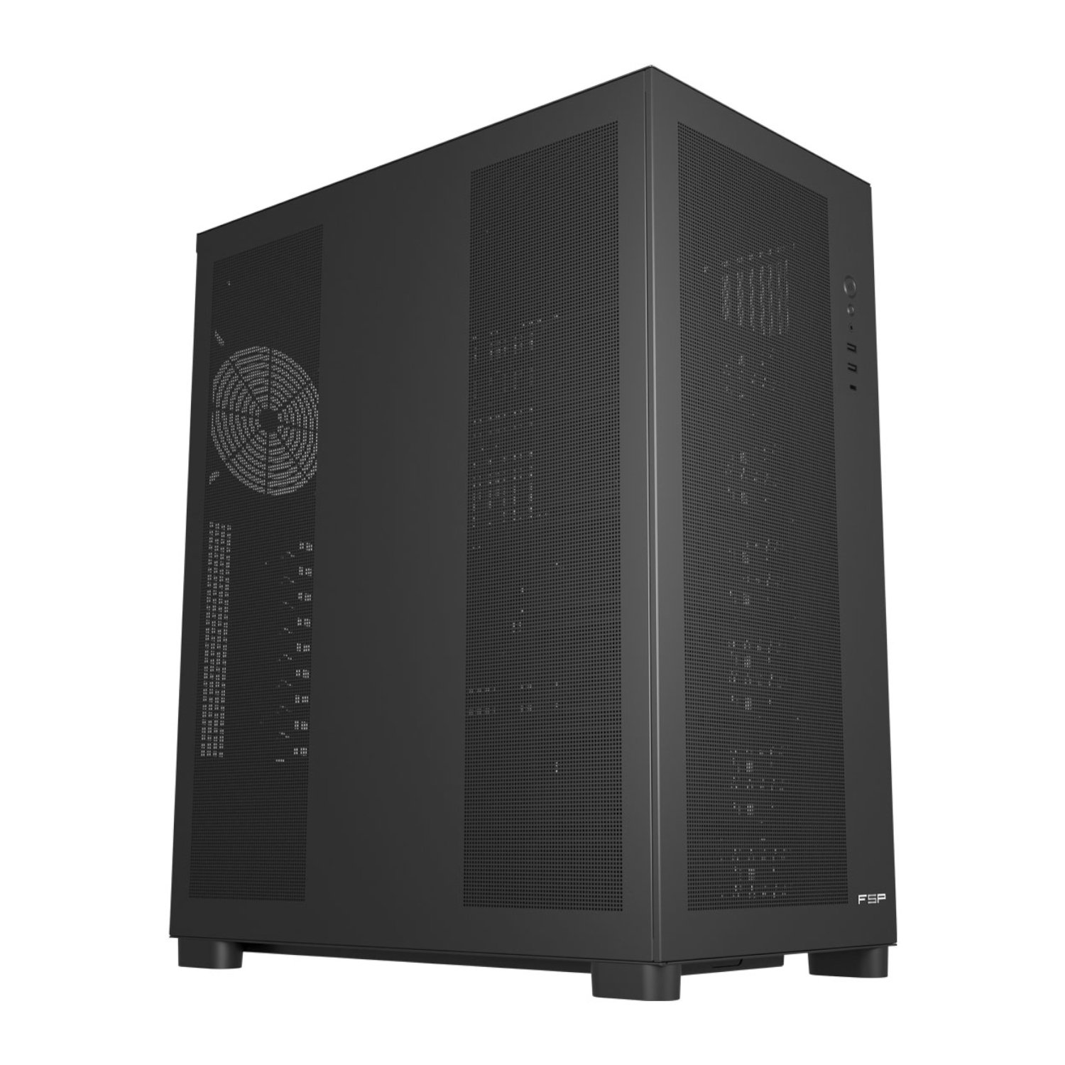 101120256911e05104c00.jpeg FSP U500 E-ATX Workstation Chassis - Black - Image 1
