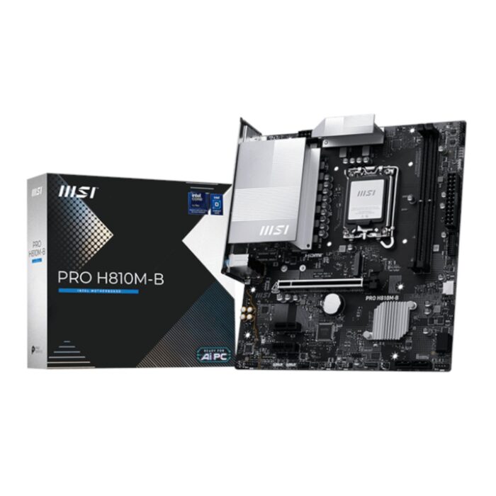 MSI H810M-B PRO LGA1851 M-ATX DDR5 Motherboard - Image 2