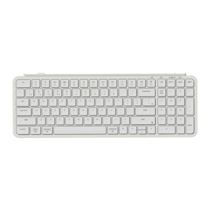 Keychron B2 Pro Ultra-Slim 96% Wireless Keyboard - Ivory White - Image 2