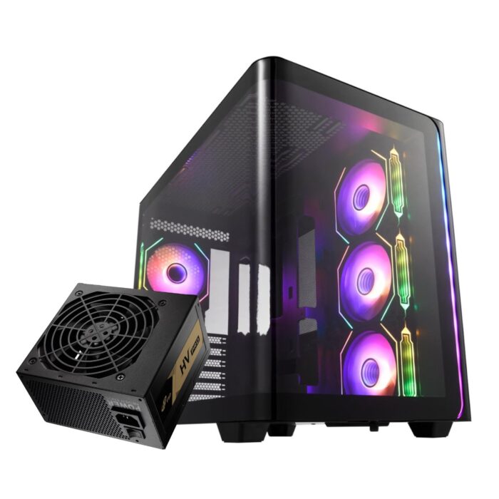 FSP M580 ATX Gaming Chassis and HV Pro 650W Power Supply Bundle - Image 2