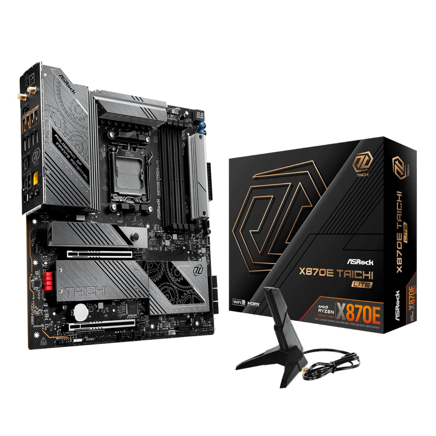 101120256911e11625d98.jpeg ASRock X870E Taichi Lite AM5 ATX Motherboard - Image 1