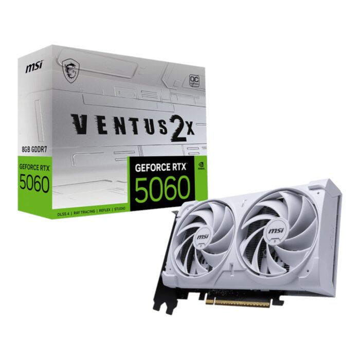 MSI GF RTX 5060 VENTUS 2X OC 8GB WH - Image 2