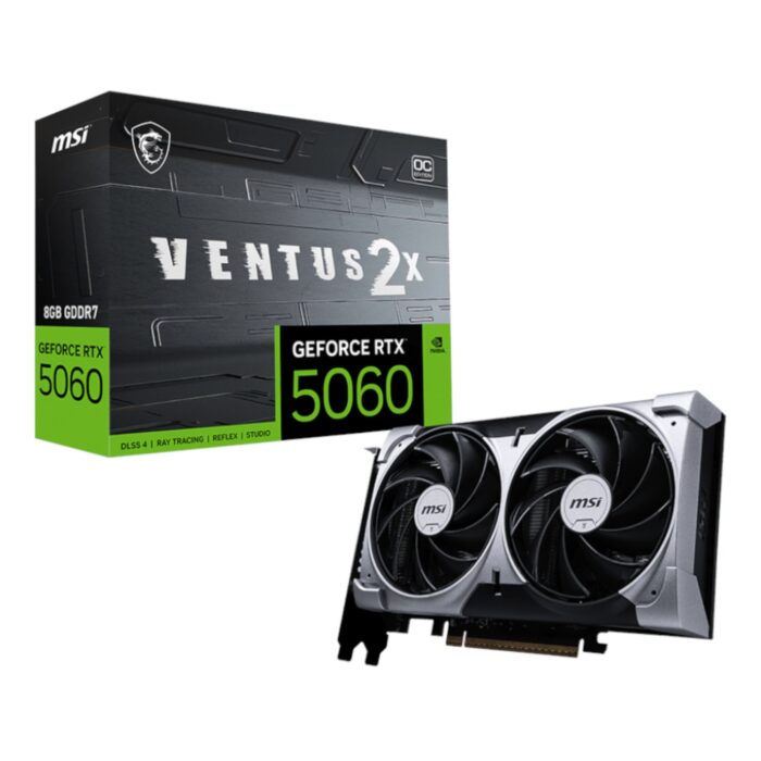MSI GeForce RTX 5060 VENTUS 2X OC 8GB GDDR7 Graphics Card - Image 2