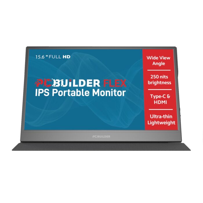 PCBuilder FLEX 15.6" Full HD IPS Portable Monitor - Image 2
