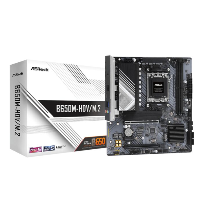 ASRock B650M-HDV/M.2 AM5 Micro-ATX Motherboard - Image 2