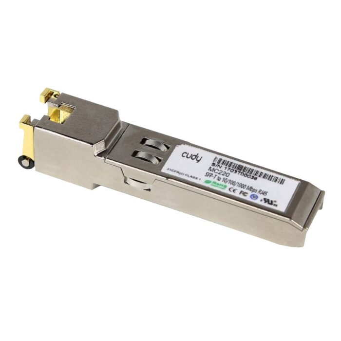 Cudy SM220 SFP-T 10/100/1000Mbps RJ45 Ethernet Module - Image 2