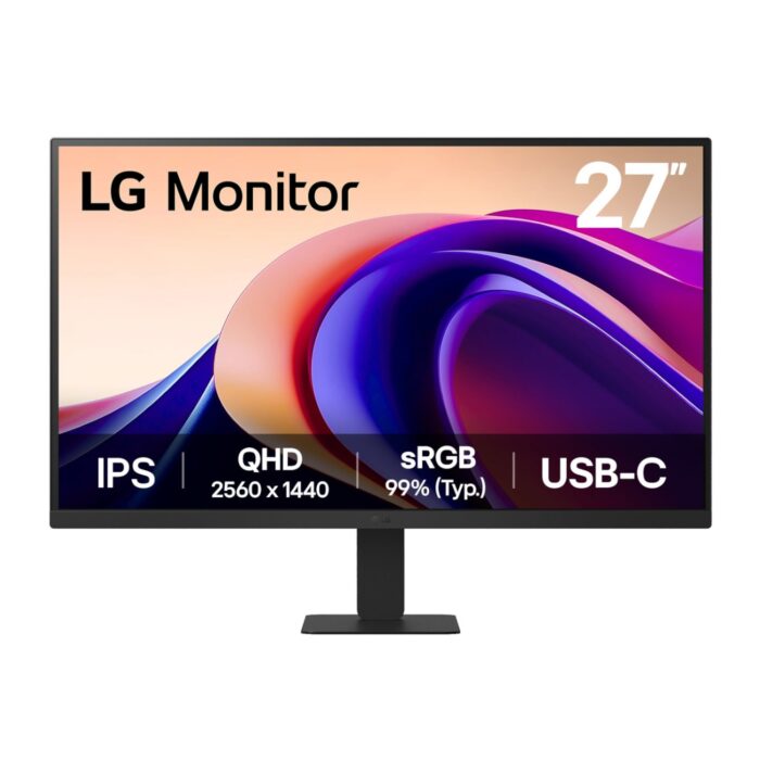 LG UltraFine 27" QHD IPS Monitor 100Hz with USB-C - Image 2