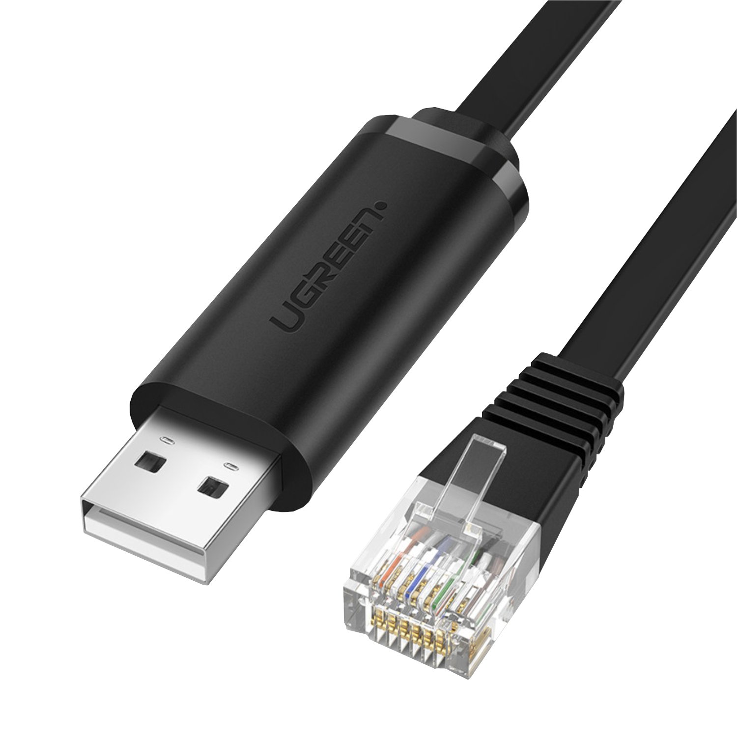 101120256911e1b3c6a1f.jpeg UGREEN USB-A to RJ45 Console Cable 1.5m - Image 1