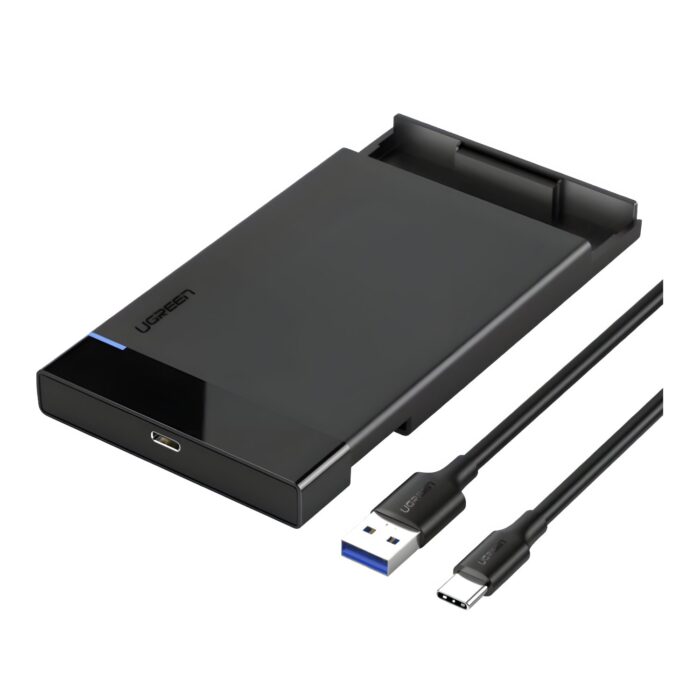 UGREEN USB Type-C 2.5" SATA III External Hard Drive Enclosure - Image 2