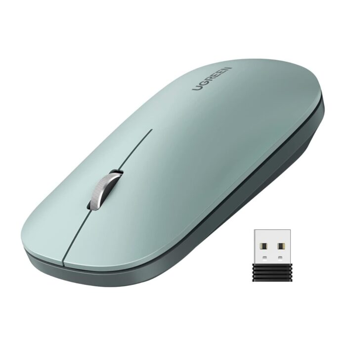 UGreen Portable 2.4GHz Wireless Mouse - Green - Image 2