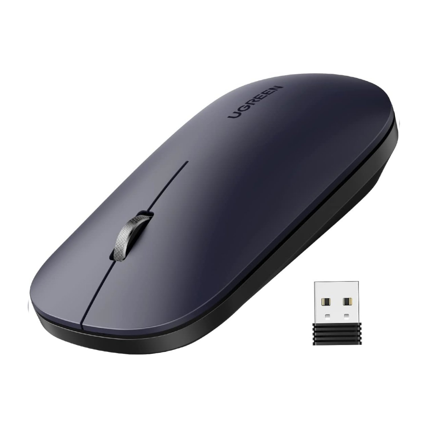 101120256911e1d542f53.jpeg UGreen Portable 2.4GHz Wireless Mouse - Black - Image 1