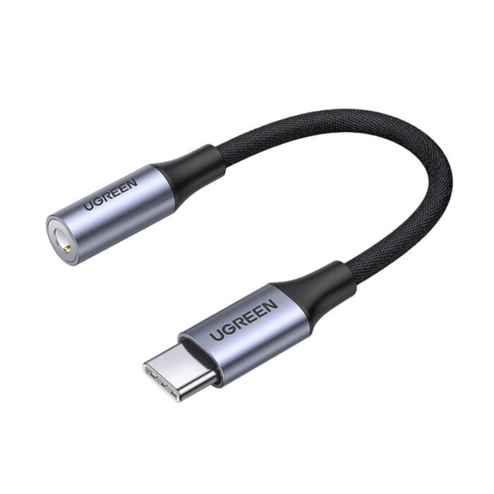 UGreen AV161 USB Type-C to 3.5mm 10cm Adapter - Image 2