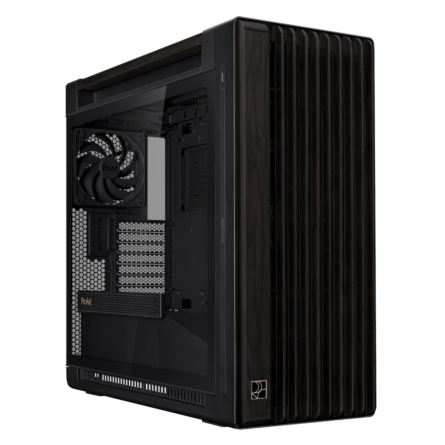 101120256911e20479b96.jpeg Asus ProArt PA602 Wood Edition Mid Tower ATX Chassis - Black - Image 1