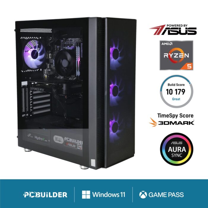 PCBuilder Ryzen 5 5600X TITAN Windows 11 Gaming PC - Image 2