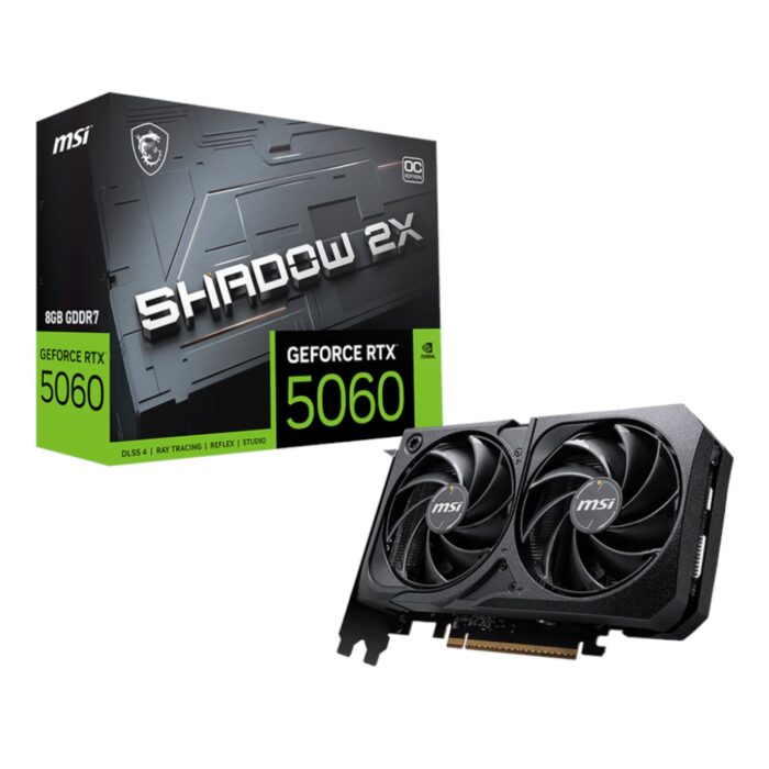 MSI GeForce RTX 5060 SHADOW 2X OC 8GB Graphics Card - Image 2