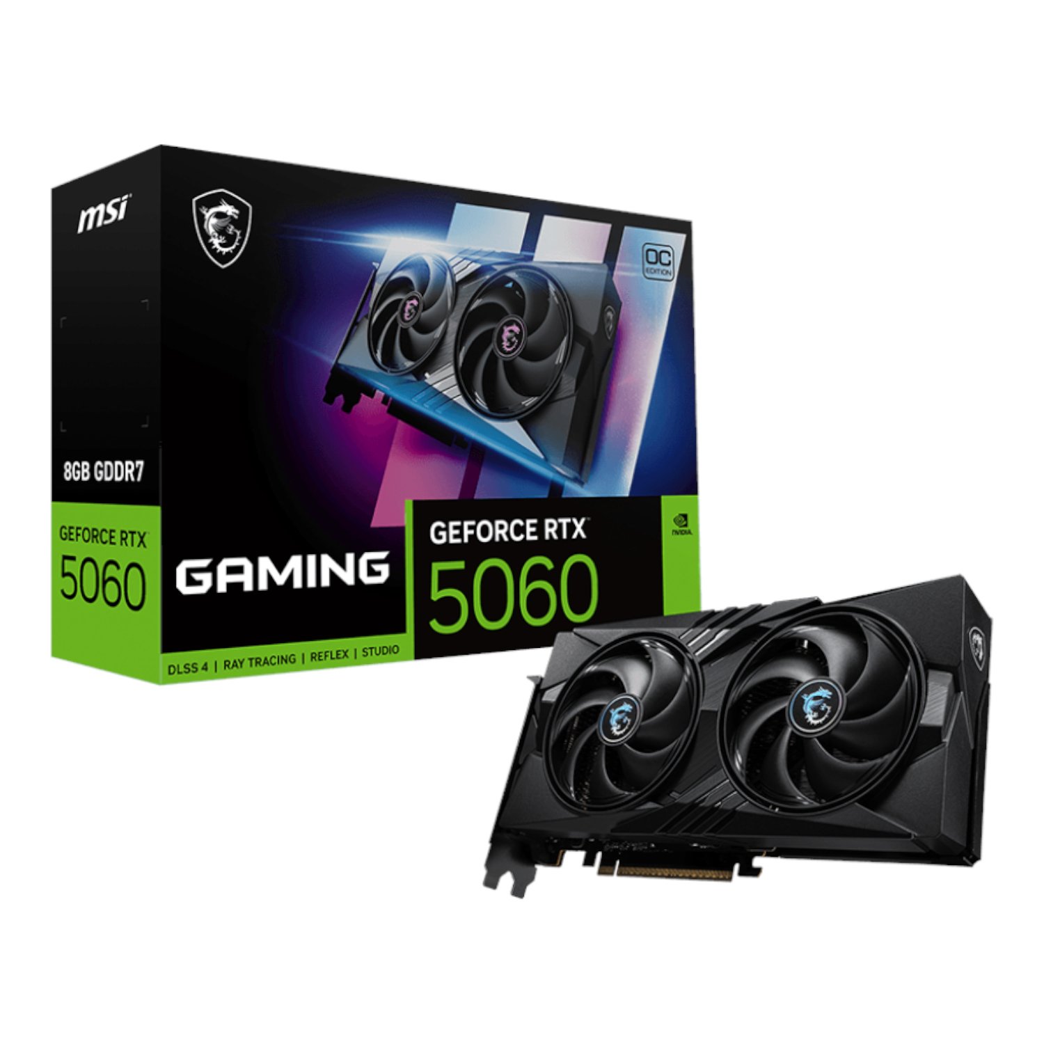 101120256911e22b3a8e4.jpeg MSI GeForce RTX 5060 8GB GAMING OC Graphics Card - Image 1