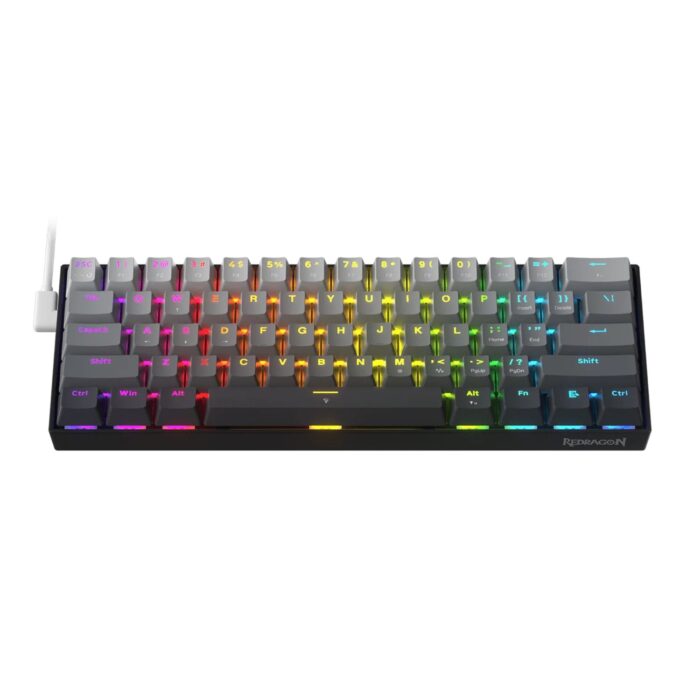 Redragon K617 FIZZ Rapid Trigger 60% Magnet Hall Switch Wired RGB Gaming Keyboard - Image 2