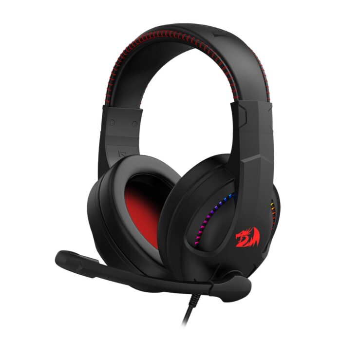 Redragon H211 CRONUS Surround Sound RGB Wired Gaming Headset - Black - Image 2