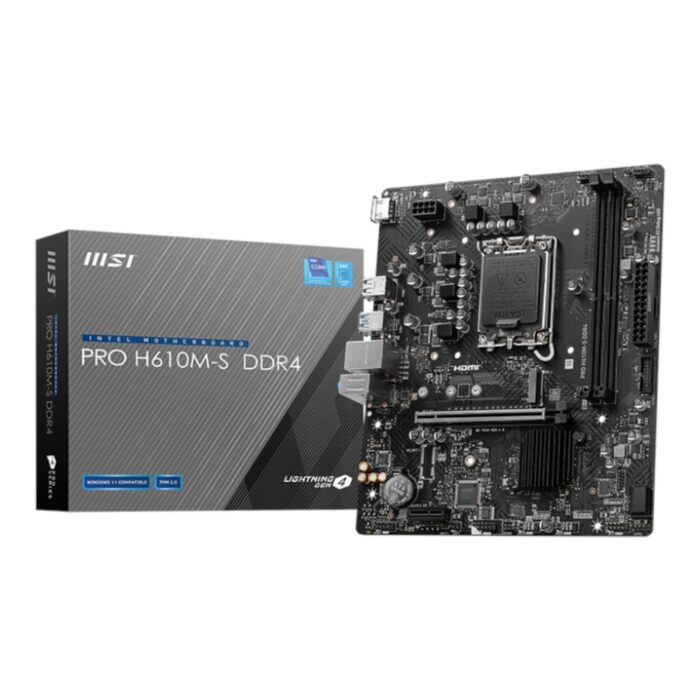 MSI H610M-S PRO LGA1700 M-ATX DDR4 Motherboard - Image 2