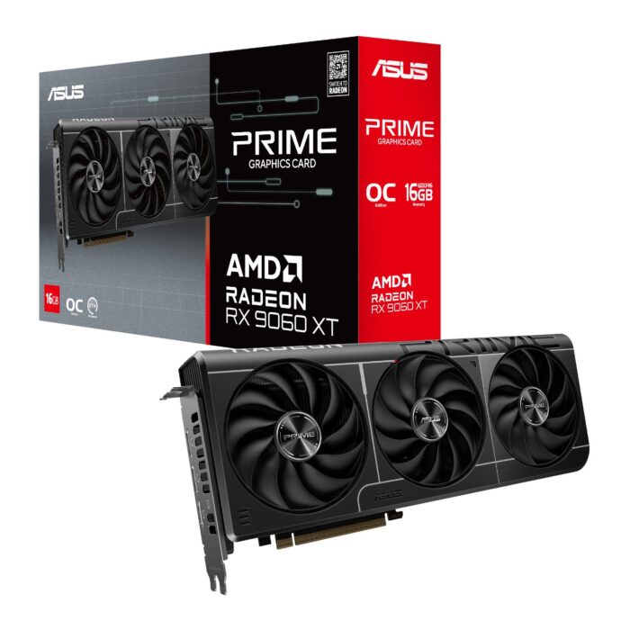 ASUS Prime Radeon RX 9060 XT OC 16GB GDDR6 Graphics Card - Image 2