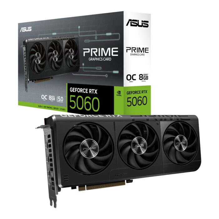 ASUS PRIME GeForce RTX 5060 OC 8GB GDDR7 GPU – SFF-Ready Graphics Card - Image 2