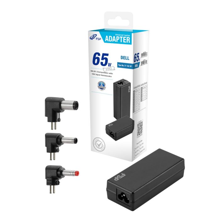 FSP PRO 65W Universal Laptop Adapter – Dell - Image 2