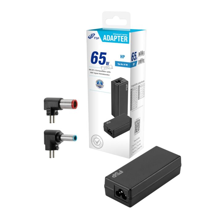 FSP PRO 65W Universal Laptop Adapter – HP - Image 2