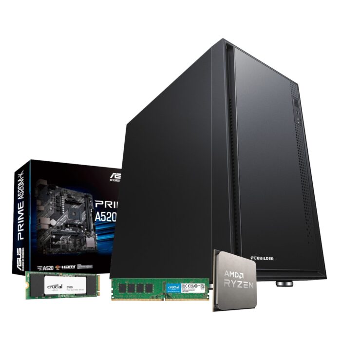 PCBuilder AMD Ryzen 5 3400G HOME MASTER Windows 11 Desktop PC - Image 2