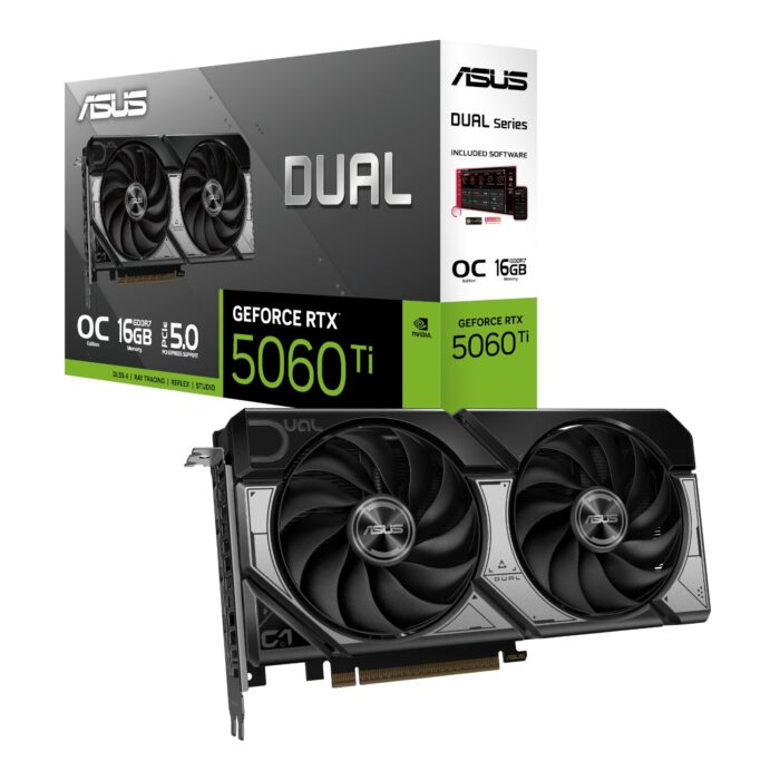 ASUS Dual GeForce RTX 5060 Ti OC Edition 16GB GDDR7 Graphics Card - Image 2