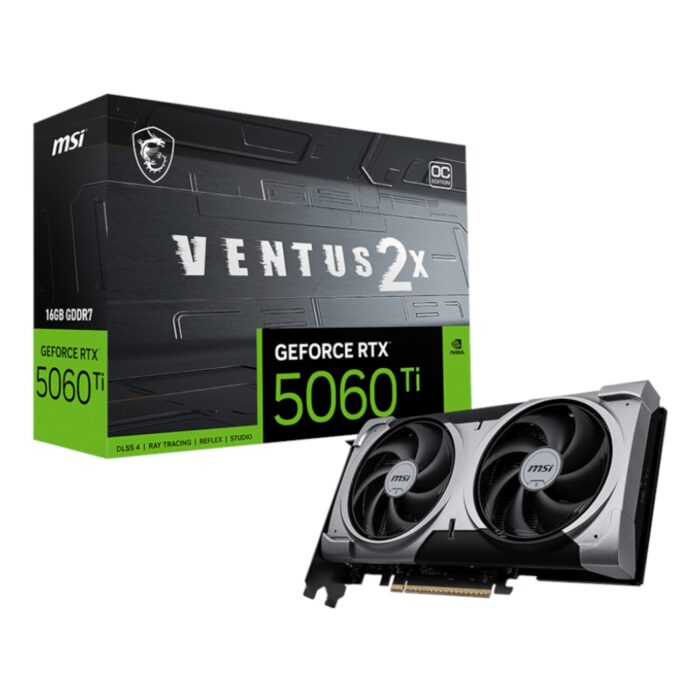 MSI GeForce RTX 5060 Ti VENTUS 2X OC PLUS 16GB GDDR7 Graphics Card - Image 2