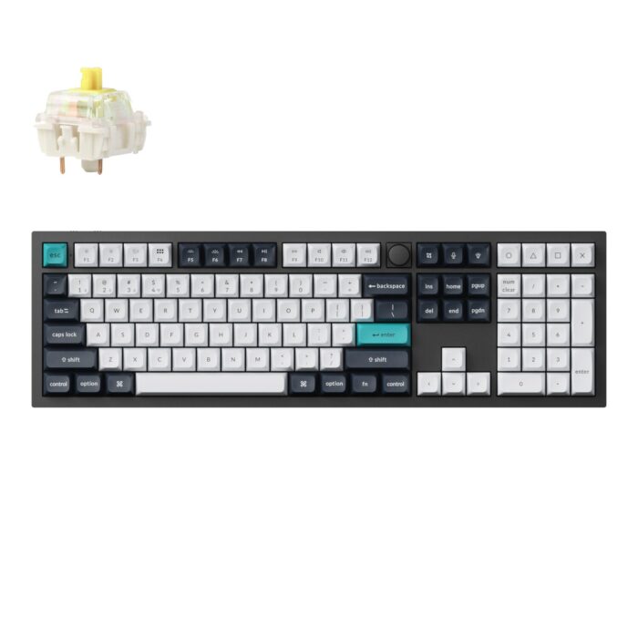 Keychron Q6 Max QMK/VIA Wireless Mechanical Keyboard (Full-Size, Gateron Jupiter Banana) - Image 2