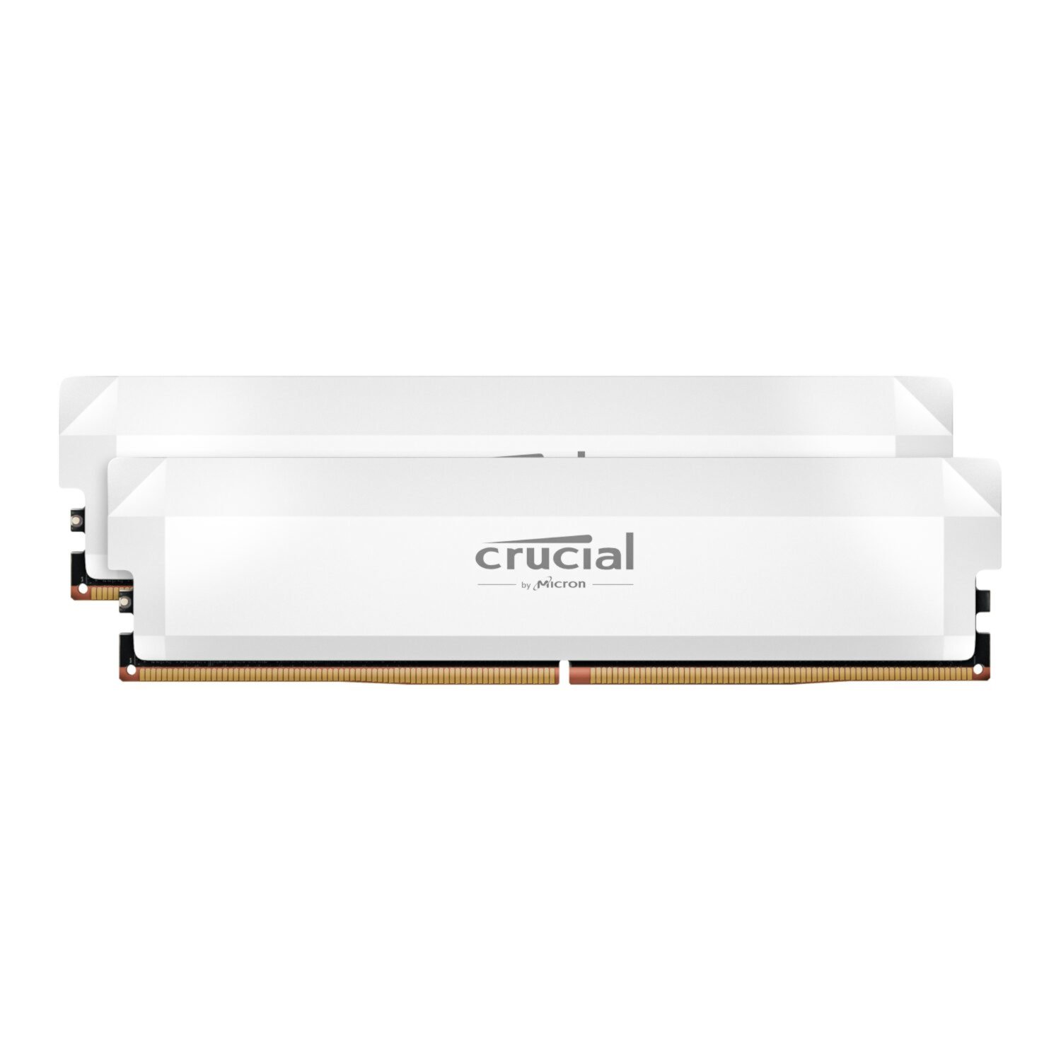 101120256911e2c570a9c.jpeg Crucial Pro DDR5 6400MHz 32GB Overclocking Memory Kit - White - Image 1