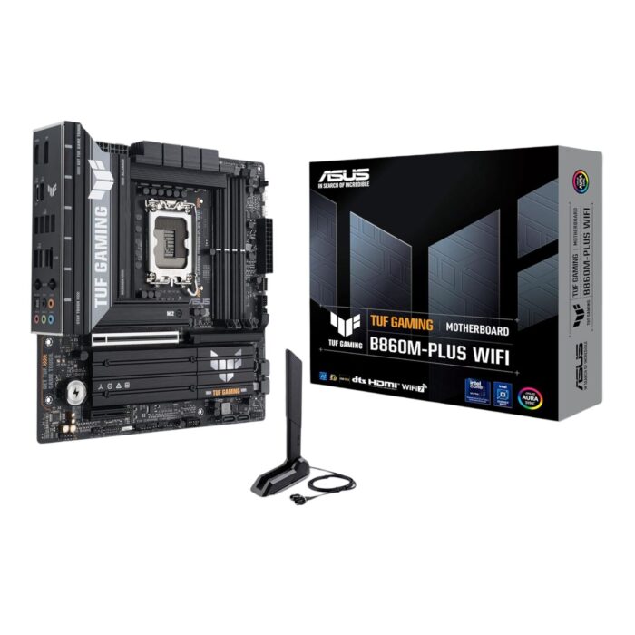 Asus TUF Gaming B860M-Plus Wi-Fi M-ATX Motherboard – Intel LGA1851, DDR5, PCIe 5.0. Wi-Fi 7 - Image 2