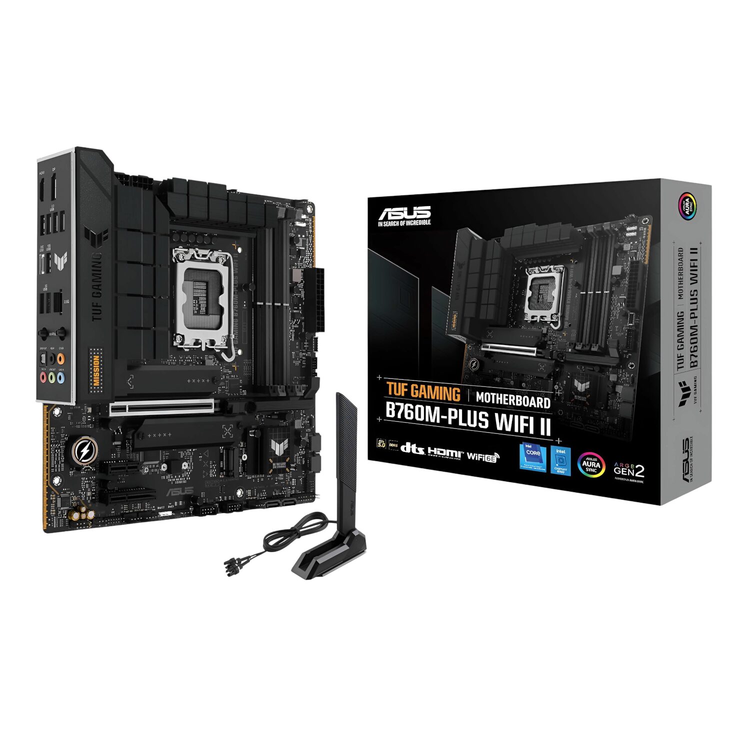 101120256911e318e8aca.jpeg Asus TUF Gaming B760M-PLUS WIFI II - mATX Motherboard - Image 1