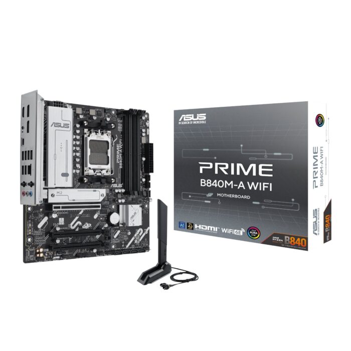 Asus PRIME B840M-A WIFI M-ATX Gaming Motherboard - Image 2