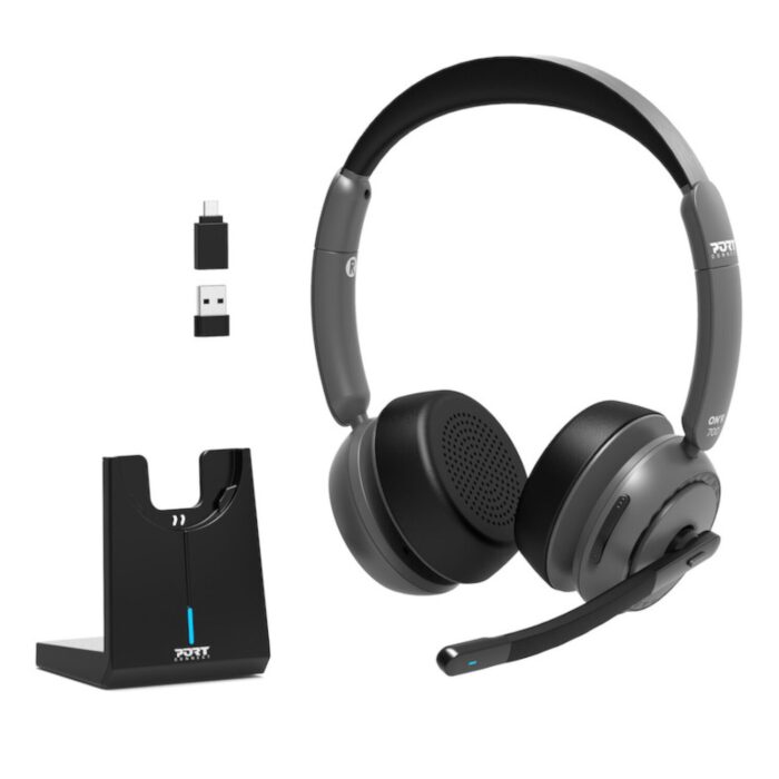 Port Connect ON’R 700 Bluetooth Wireless Headset with Noise Cancellation - Image 2