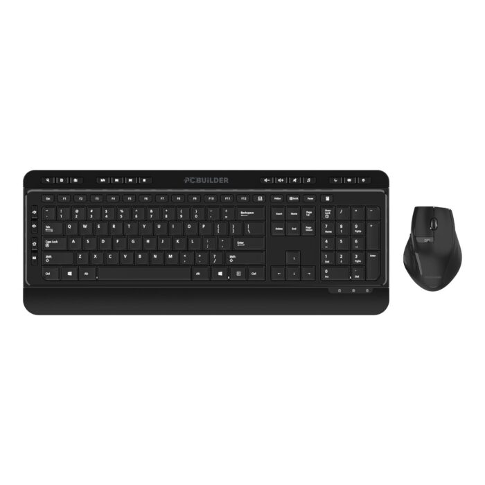 PCBuilder ALPHA Silent Wireless Keyboard and Mouse Combo - Image 2