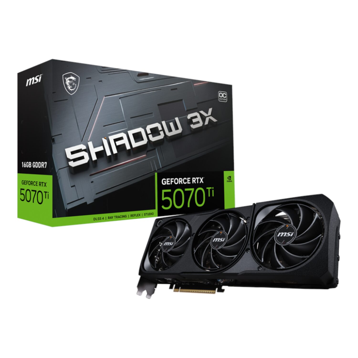 101120256911e39849911.jpeg MSI GeForce RTX 5070 Ti 16GB GDDR7 SHADOW 3X OC Graphics Card - Image 1