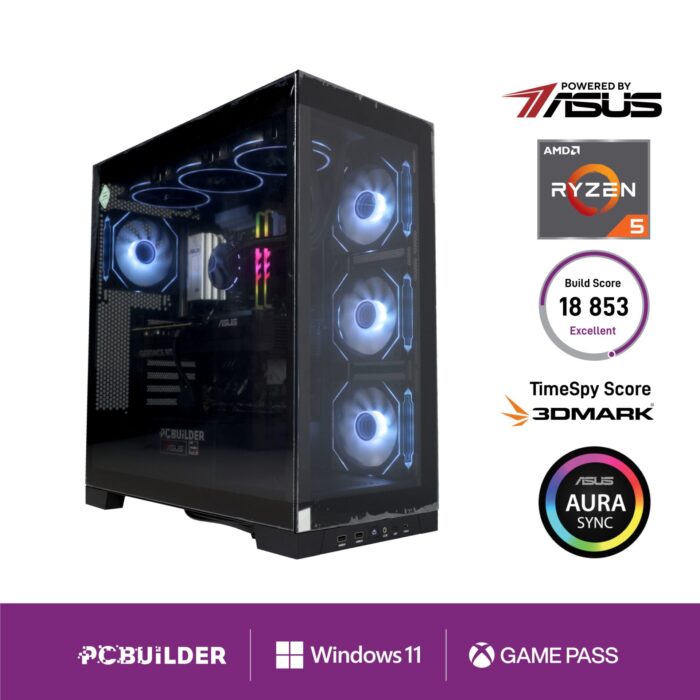 PCBuilder Ryzen 5 7600 MAVERICK Windows 11 Gaming PC - Image 2