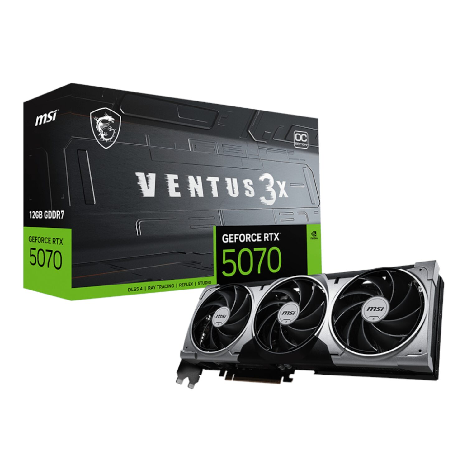 101120256911e3e18bdae.jpeg MSI GeForce RTX 5070 12GB VENTUS 3X OC Graphics Card - PCIe 5.0 - Image 1
